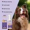 Spray Dental para Mascotas Kriath Refrescante Diario Cuidado Bucal para Mascotas Spray Conveniente y Suave para Limpiar los Dientes