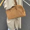 Bolso Retro de Ante de Alta Gama para Mujer 2025 Nueva Moda Bolso de Hombro Único Bolso de Axila Bolso de Mensajero Bolso Boston