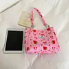 Moda y Frescura Estampado de Cerezas Primavera 2026 Nuevo de Moda Gran Capacidad Elegante y Único Bolso Tote de Hombro Único para Mujer