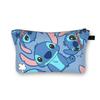 2025 Stitch Linda Bolsa de Artículos de Tocador Infantil de Dibujos Animados Bolsa de Maquillaje para Estudiantes Bolsa de Almacenamiento de Poliéster Venta al por Mayor Transfronteriza Portátil