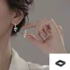 Pendientes de Aro Lisos con Pasador de Plata 925 para Mujer 2025 Nuevo Popular Diseño de Nicho Pendientes de Gama Alta Pendientes de Lujo Accesible
