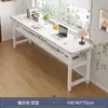 Mesa Retangular Longa para Aluguel Simples, Escrivaninha de Parede com Camada Dupla, Mesa de Computador Retangular para Uso Doméstico, Mesa Dupla para Sala de Estar