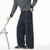 Novedad Otoño/Invierno 2026: Pantalones de Trabajo Casuales para Hombre de Punto Pesado de Pierna Recta con Jacquard de Patrón de Dinero, Modernos y Cómodos