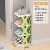 Sapateira Doméstica Rack de Armazenamento para Entrada Interior Pequeno Estreito Multicamadas Simples Armário de Sapatos para Dormitório de Estudantes Economizador de Espaço
