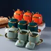 Potes e Caixas de Cerâmica para Temperos Nordic Light Luxury Selecionados Cuidadosamente, Recipientes de Temperos Domésticos, Potes de Sal, Conjunto de Utensílios de Cozinha