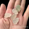Acessórios de Pequena Cabaça de Jade Natural Acessórios de Jade Acessórios Pequenos de Borda Pendente Acessórios de Pingente Pingente de Cabalça DIY