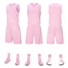 Traje de Ropa de Baloncesto para Adultos de Color Sólido Jersey de Competición para Estudiantes de Primaria y Secundaria Chaleco de Entrenamiento de Verano Uniforme de Equipo Camiseta de Balón Estampada