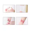 Adesivo de Tatuagem Borboleta Branca Fresco e Simples, Colorido de Longa Duração para Braço Versátil Doce Fofo Impermeável Pintado Clavícula Sexy
