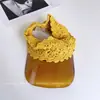 Chapéu de Crochê Estilo Coreano Moda Patchwork Vazio para Mulheres Verão Novo Esportes ao Ar Livre Chapéu de Sol Casual Versátil Chapéu de Sol
