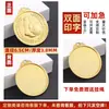 Medalhas de metal personalizadas para competições escolares infantis, medalhas de pescoço para competições de talentos de dança, medalhas de honra douradas, prateadas e bronze