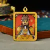Caixa gawu Thangka Montanha Wutai Dragão Wuye pingente thangka Bodhisattva Manshu pingente zachilam ornamentos atacado