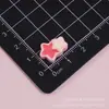 Macarrón de Dibujos Animados Doble Capa Estrella de Cinco Puntas Accesorios de Resina Pegamento de Crema Pinza para el Cabello DIY Accesorios para el Cabello Funda de Teléfono Imán para Refrigerador Llave