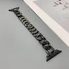 Adecuado para Correa de Apple iWatch, Universal para Samsung y Huawei Nuevo Estilo Cadena de Mezclilla de una Sola Fila Correa de Metal para Reloj