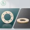 Piezas moldeadas por inyección de PEEK, plástico de ingeniería resistente a altas temperaturas, antiestático, resistente al desgaste, polieteretercetona, buje de engranaje de PEEK mecanizado de precisión