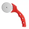 Cortador rodillo para pizza de acero inoxidable para cortar masa, cuchillo rodillo para pizza, herramienta especializada para hornear para hoteles y uso doméstico