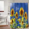 Cortina de Ducha Amazon Nueva Decoración de Baño Transfronteriza Tela Estilo Europeo Nuevo Poliéster Estampado Cortina Divisoria Cortina de Ducha Zhejiang