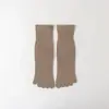 Calcetines de media pantorrilla para mujer con dedos separados, Calcetines deportivos de algodón de colores 18 para correr para mujer con cinco dedos, Marinero