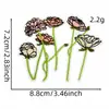 Fábrica en stock Pegatinas de Tela Bordadas de Flores de Dibujos Animados Accesorios de Ropa de Color Sólido Decoración Parche para Planchar Suministro Transfronterizo