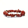 Pulseira Elástica de Pedras Naturais Ágata Cristal Irregular Transfronteiriça Joia de Mão Europeia e Americana Pulseira de Pedras Coloridas Atacado