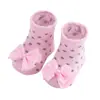 [Nuevo Producto] Calcetines de Verano para Niñas Calcetines de Encaje Hueco para Bebés Niñas Lazo de Bebé Cruzados Finos Transfronterizos