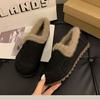 Nuevos Mocasines de Felpa de Moda para Mujer Invierno 2026, Suela Plana Antideslizante Suave, Zapatos de Algodón Extremadamente Cómodos