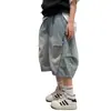 Shorts de Mezclilla para Niños Verano 2026 Nuevo Estilo para Niños Mayores, Shorts de Verano de Cinco Puntos para Niños Modernos