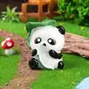 Miniatura de Panda Lindo, Accesorio de Decoración para Jardín DIY, Adorno para Coche y Escritorio