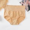 Calcinha Modeladora Feminina Sem Costura 3D Favo de Mel Nude Amônia Cintura Alta Algodão Puro Forro Controladora de Barriga Levanta Bumbum Atacado Feminino