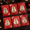 Bolsa Envelope Vermelho Ano do Cavalo 2026, Pequeno Envelope Vermelho Especial de Ano Novo Chinês, Pacote Vermelho Tridimensional Personalizado Criativo do Ano do Cavalo