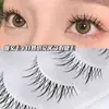 Pestañas Pequeñas Cruzadas de Hada, Pestañas Postizas Naturales, Pestañas Naturales para Cosplay Manga, Maquillaje Natural Nude Ligero