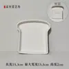 Plato de gres cerámico plato plano plato de gres cerámico de arcilla blanca alta gres pintado a mano gres bajo vidriado