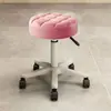 Taburete Pequeño de Altura Ajustable, Taburete de Maquillaje, Taburete de Tocador de Moda, Taburete de Belleza Moderno para el Hogar, Silla Giratoria para Estudiante de Manicura