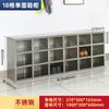 Gabinete de Zapatos Engrosado de Acero Inoxidable 304 para Talleres Libres de Polvo, Gabinete de Zapatos de Almacenamiento para Empleados para Laboratorios y Gimnasios, Hecho de Acero