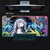 Fábrica Fonte Colorido RGB Graffiti Parede Fundo Menina-Temático Luminoso Mouse Pad Grande Teclado Pad Antiderrapante Mesa Mat