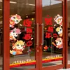 2026 Año del Caballo Festival de Primavera Decorativos Pegatinas Electrostáticas para Ventana de Vidrio Rejillas para Ventana de Año Nuevo Pegatinas de Puerta de Gama Alta Diseño de Atmósfera de Año Nuevo