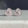 Uñas Rosas Brillantes para Hueso del Oído para Mujeres, Cruz de Amor, Clavos para Cóclea de Estrella, Base Plana de Acero de Titanio, No Necesita Quitarse, Estilo Más Vendido