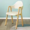 Silla de comedor para uso doméstico, silla de estilo nórdico moderno simple, silla de escritorio para dormitorio y estudio, taburete de ocio con respaldo, mesa y silla de comedor comerciales