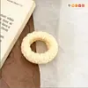 Elástico de cabelo sem costura altamente elástico para mulheres, simples e durável, adequado para rabos de cavalo altos diários, estilo grosso, primavera e verão