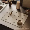 Alfombrilla Absorbente para Encimera de Cocina Alfombrilla Drenante Suave de Barro Diatómico Alfombrilla Secado Vajilla de Escritorio Posavasos Alfombrilla de Mesa sin Lavado Alfombrilla de Barra
