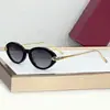 2026 Novos Óculos de Sol Femininos Estilo Oval Nerd Leopardo Transfronteiriços Ct0634, Óculos de Sol Masculinos Kajia Férias Cool