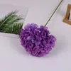 Flores Artificiais 135 Peças Buquê Único de Hortênsia Decoração para Casa Sala de Estar Flor de Seda Flores Artificiais para Casamento Arranjo de Flores no Local