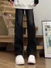 Jeans Vintage para Hombre 2026 Primavera/Otoño Nuevos Holgados Adelgazantes Versátiles de Pierna Recta Ligeramente Acampanados Pantalones Largos para Adolescentes