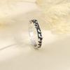 Anillo Vintage Moda Mujer Personalizado Versátil Estilo Hong Kong Anillo Antiguo Anillo Nota Saltarina Mujer Abierto Ajustable