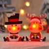 Novas Decorações de Natal da Meishe Pingentes Luminosos de Madeira de Natal Presentes de Natal Pingentes para Decoração de Árvore de Natal