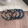 Diadema de Malla Gris Estilo Coreano para Otoño e Invierno con Ala Ancha para Mujer, Elegante Diadema Alta para Uso Diario, Nuevo Estilo de Pasador