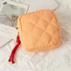 Bolsa de Cosméticos de Gran Capacidad Bolsa de Almacenamiento de Servilletas Sanitarias de Algodón Bolsa de Almacenamiento de Cosméticos Bolsa de Viaje Portátil Billetera Monedero Lápiz Labial