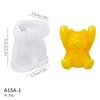 Creativo Lindo Mano Levantada Animal Pequeño Soporte para Mensajes Molde de Yeso Adornos de Gato Rana Soporte para Tarjetas de Nombre Molde para Goteo de Pegamento