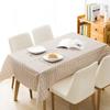 Toalha de Mesa Xadrez Impermeável e à Prova de Óleo Fabricante Atacado Estilo Simples Uso Doméstico Festivo Fresca e Limpa Não Precisa Lavar Estilo Nórdico Mesa de Jantar