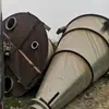 Misturador Cônico Usado 10 Metros Cúbicos 20 Metros Cúbicos 15 Metros Cúbicos Misturador Cônico Misturador Cônico de Hélice Dupla