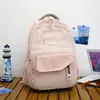 Mochila Casual de Color Sólido Fresca y Elegante para Tutoría 2026 Nueva de Gran Capacidad Bolsa para Computadora Moda Coreana